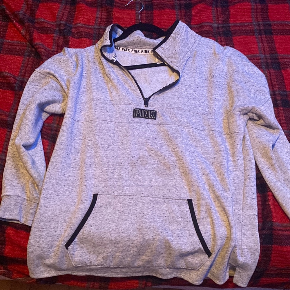 Grey and black small PINK sweatshirt